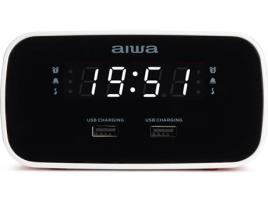 Rádio Despertador AIWA Cru-19Rd (Usb)