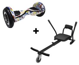 PACK HOVERBOARD SPEEDO 10 Party + SIT DOWN Preto
