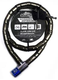 Cadeado Anti-Roubo p/ Moto (Blindado e Flexivel)