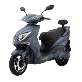 Moto Elétrica Hawk Matriculável 20AH 1800W (Azul Mate) - SUNRA