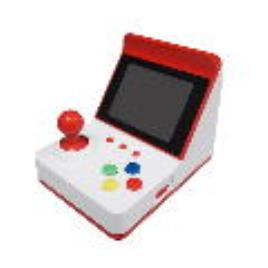 Consola Arcade c/ 360 Jogos (Vermelho / Branco)