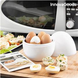 Cozedor de Ovos para o Micro-Ondas com Livro de Receitas Boilegg InnovaGoods