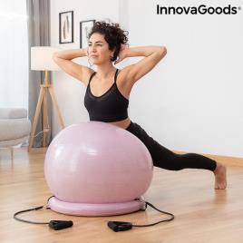 Bola de Yoga com Anel de Estabilidade e Bandas de Resistência Ashtanball 