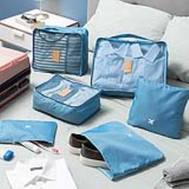 Pack de 6x Bolsas Luggan de Organização p/ Malas Viagem - 