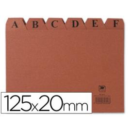 Índices para Ficheiro Cartão 520gr 125x200mm