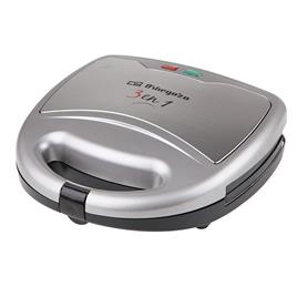 Tostadeira Orbegozo 800W C/ 3 Placas P/ 2 Sandwiches