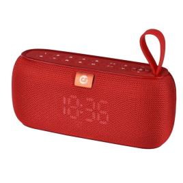 Coluna Bluetooth / Relógio Digital 10W (Vermelho) - COOLSOUND