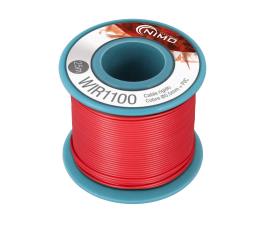 Bobine Fio Rigido Cobre 0,5mm (Vermelho) p/ Montagens - 25 mts