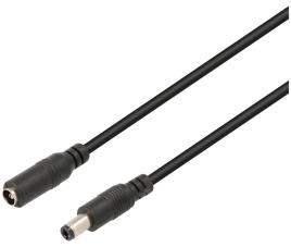 Cabo Extensão DC 5,5 x 2,5mm Macho - Fêmea (10 mts) - 