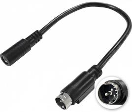 Cabo Adaptador Alimentação (DC Fêmea - DIN 3 Pinos Macho) 20cm - 
