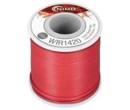 Bobine Fio Flexível Cobre 0,8mm (Vermelho) p/ Montagens - 20 mts