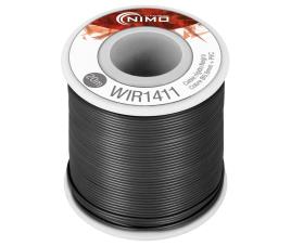 Bobine Fio Rigido Cobre 0,8mm (Preto) p/ Montagens - 20 mts