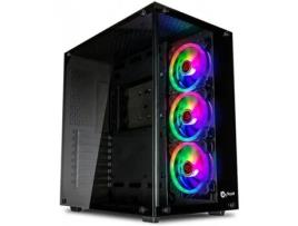 Caixa Gaming ATX Cronos RGB Vidro Temperado USB 3.0 (Preto) - 