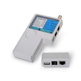 Testador de Cabo de Rede Profissional (RJ11/RJ12/RJ45) - 