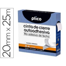 Velcro Adesivo em Fita Branca 20mmx25m 