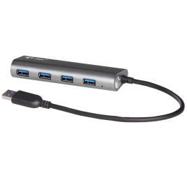 Metal U3HUB448 HUB de Interface USB 3.2 GEN 1 (3.1 GEN 1) TYPE-A 5000 Mbit/s Cinzento