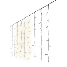 CORTINA BRANCO QUENTE 240 LEDS IP44 225X150CM