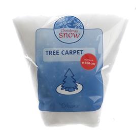 BASE DECORATIVA REDONA PARA ÁRVORE DE NATAL EFEITO NEVE