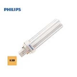 LAMPADA LYNX 1800 LUMENS D-26W PL-2 PIN 830K LUZ QUENTE PHILIPS