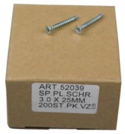 Caixa 200 Parafusos t/ Cruz (3.0x25mm)