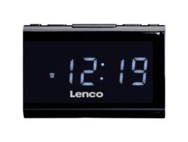 Rádio Despertador USB CR 525 (Preto) - 