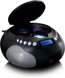 Rádio Portátil  SCD 331 c/ Leitor de CDs / MP3 e Bluetooth  - LENCO