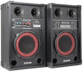 Pack 2x Colunas Amplificadas 8 400W MP3 USB/SD (SPB-8) - 