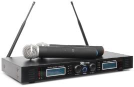Central 2 Microfones Mão UHF 16 Canais s/ Fios (PD732H) - 