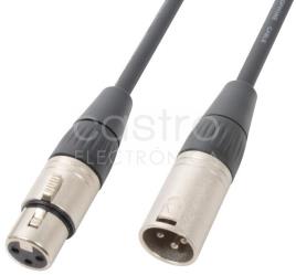 Cabo DMX Canon Macho - Canon Fêmea (3 mts) - POWER DYNAMICS CONNEX