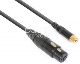 Cabo Adaptador Canon Femea - RCA Femea (15cm) - X