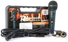 Microfone Dinamico c/ Mala e Acessórios (PDM661) - 