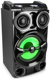 Consola de Som Portátil DJ 10 300W c/ USB/SD/MP3/BLUETOOTH e Efeitos LED (Preto) PLAY102 - 