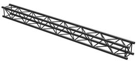 Truss Barra Profissional P30-L350 Preto (3,5 mts) - 