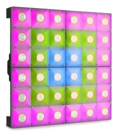 Painel 216x LED SMD RGB Hibrido Pixel Control (LCB366) - 