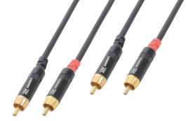 Cabo 2x RCA Macho - 2x RCA Macho (50cm) -  CONNEX