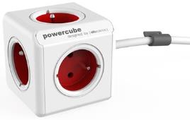 Tomada  5x 16A (EXTENDED) c/ Cabo 1,5 mts - Vermelho
