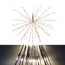 FIGURA LED COM PONTAS COM EFEITO CASCATA + INTERMITENTE AO MESMO TEMPO BRANCO QUENTE IP44