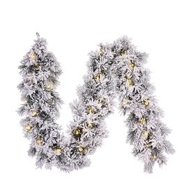 GRINALDA EFEITO NEVE 25 LEDS TIPO RAMA PINHEIRO 180X25CM