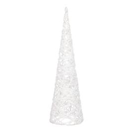 ARVORE DE NATAL ESTILO CONE COR BRANCO 50X14CM
