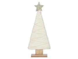 ARVORE BRANCO DE MADEIRA 31X13X5CM