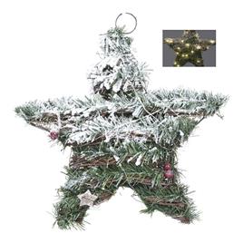 Estrela De Natal Decorativa C/ LEDS 30cm