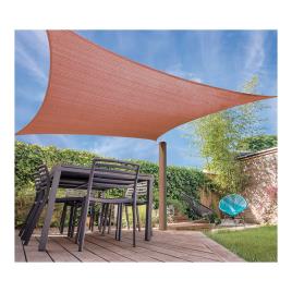 TOLDO VELA QUADRADO COR AREIA 5X5MTS