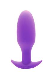 Plug Anal  Silicone Lágrima Lilás