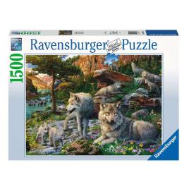 Puzzle Lobos na Primavera - 1500 Peças