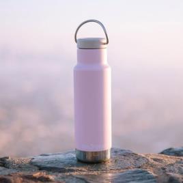 Klean Kanteen Garrafa De Aço Inoxidável Insulated Classic 532ml Ciclo Boné One Size Lotus