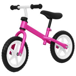Bicicleta de equilíbrio com rodas de 12' rosa