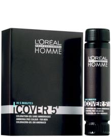 Coloração Semipermanente L'Oreal Professionnel Paris Homme Cover 5' Nº 5 (3 x 50 ml)