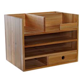 Organizador Multiusos DKD Home Decor Secretária Abeto (33 x 24 x 26 cm)