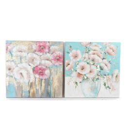 Pintura DKD Home Decor Vaso (100 x 3.5 x 100 cm) (2 pcs)