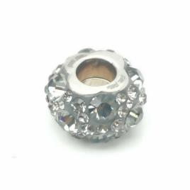 Miçangas femininas Folli Follie 3P13F019A Cinzento (1 cm)